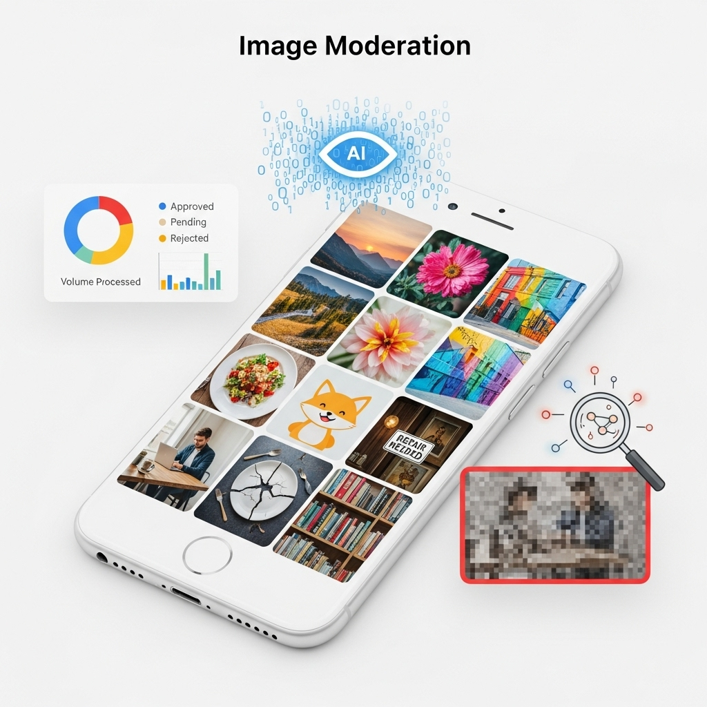 Image moderation example