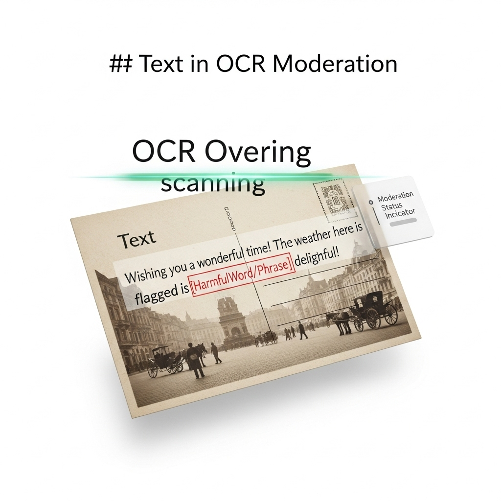 Text in Image OCR Moderation